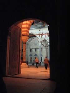 gate into courtyard
